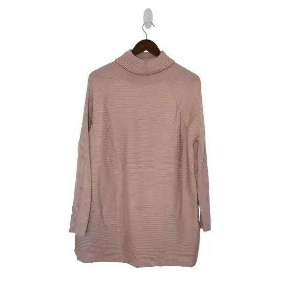 COS 100% Wool Ribbed Turtleneck Sweater Size M - Picture 2 of 4